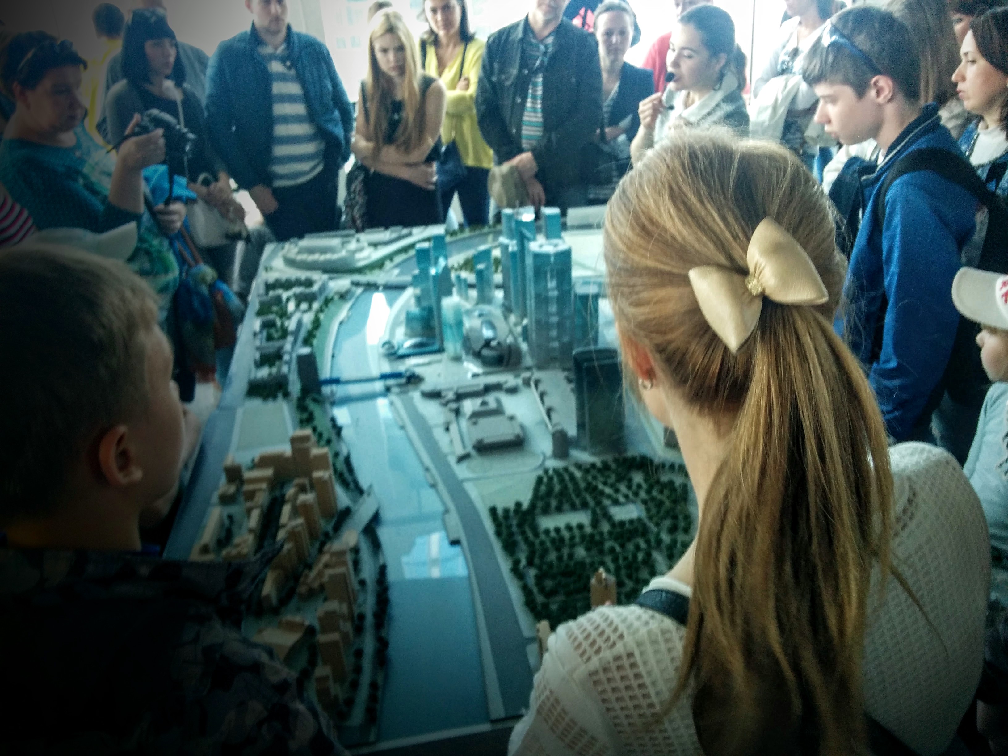 Экскурсия по Москва-сити: 58 этаж башни Империя. Рассматриваем макет